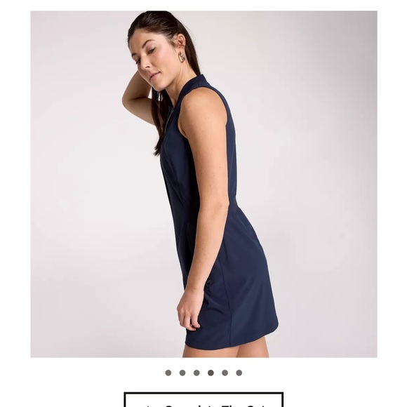 Navy Sleeveless Dress - Picture 2 of 5